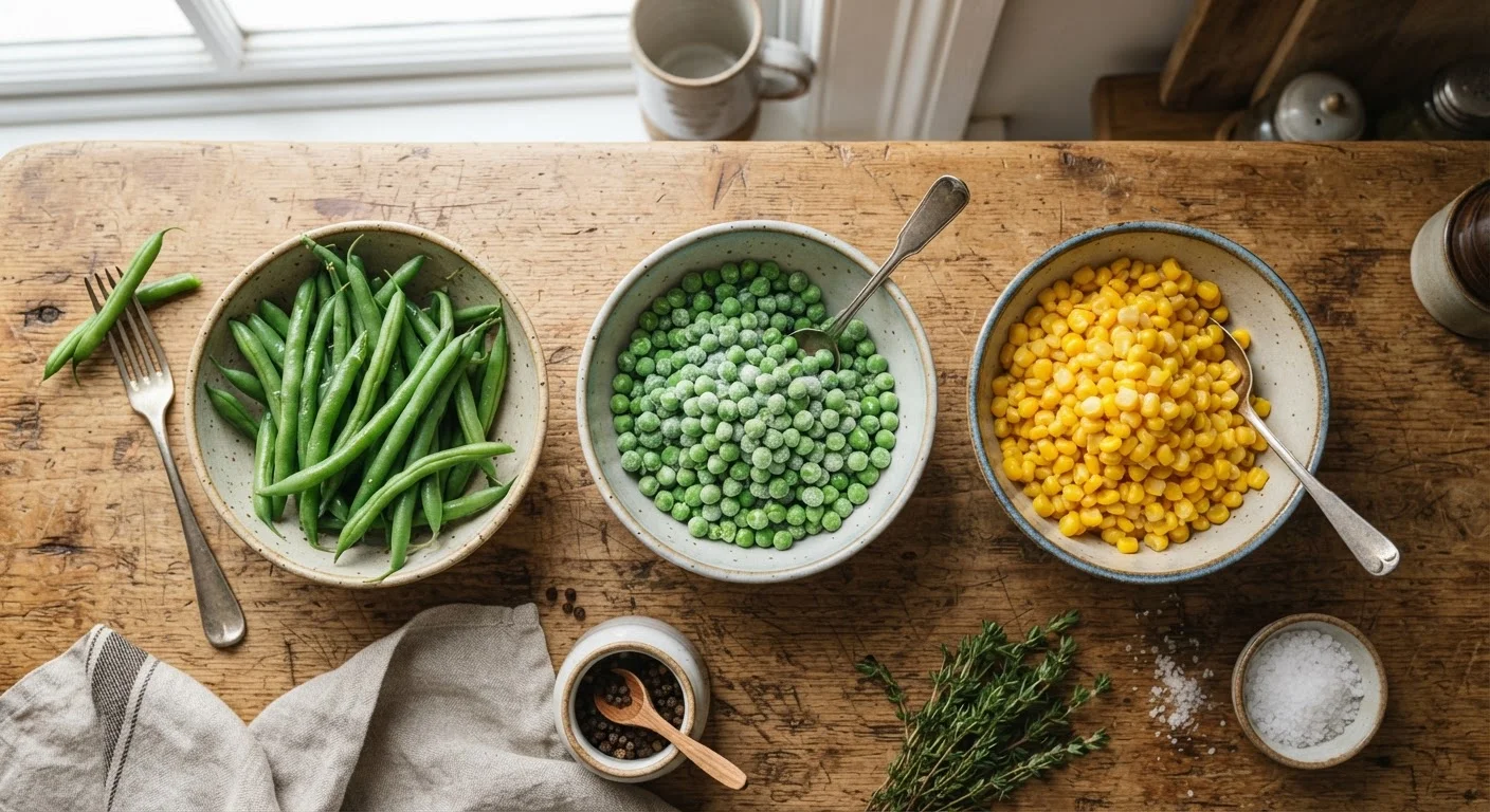 When Canned, Frozen, and Fresh Vegetables Actually Differ in the Kitchen
